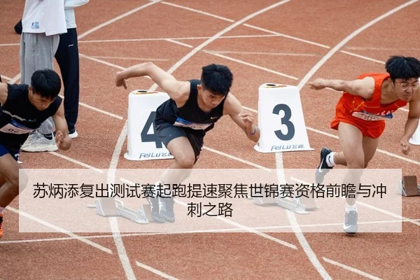 苏炳添复出测试赛起跑提速聚焦世锦赛资格前瞻与冲刺之路